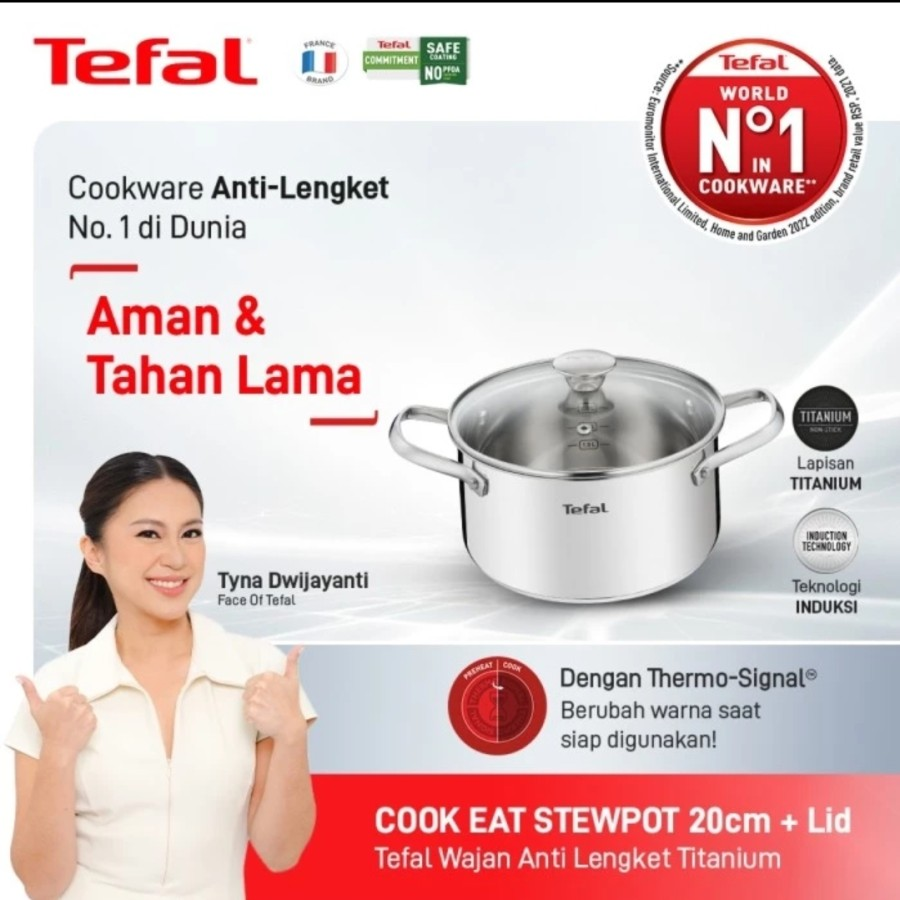 Cook Eat Stewpot 20cm + Lid