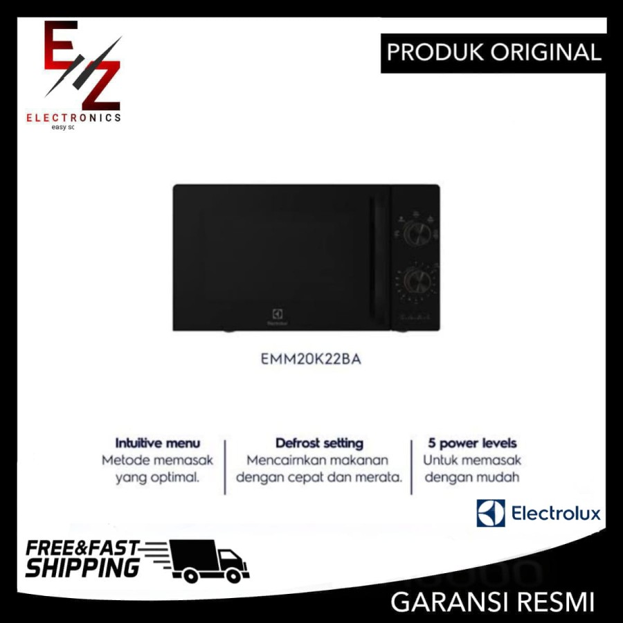 Electrolux EMM20K22BA Microwave 20 LT - EMM20K22BA