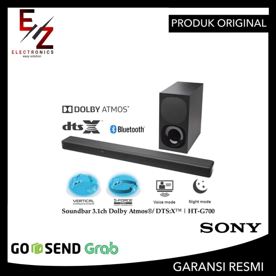 SOUNDBAR SPEAKER SONY HT-G700 WIRELLES SUBWOFER HT G700 3.1CH ATMOS