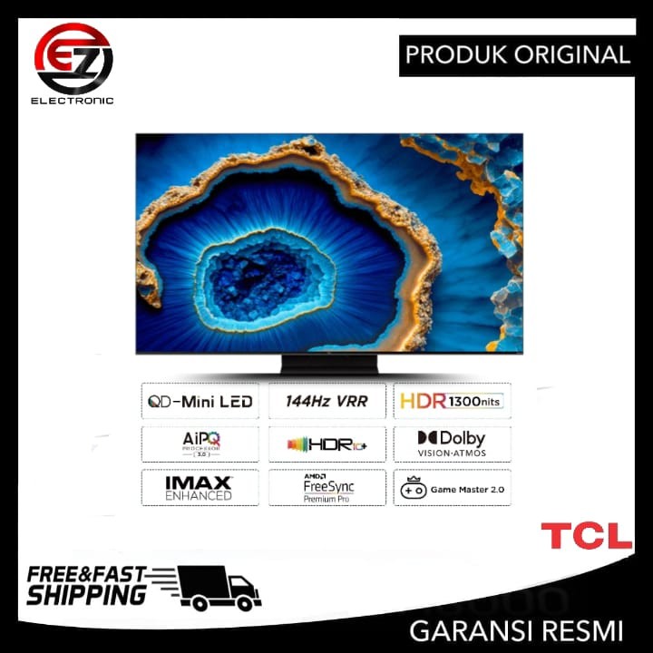 TCL 85C755 QD-Mini LED Google TV 85 Inch Dolby Vision 85C755 144Hz VRR