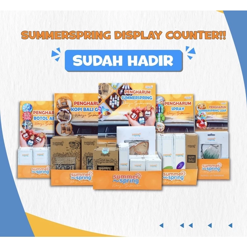SUMMERSPRING Paket Display Counter utk Titip Toko