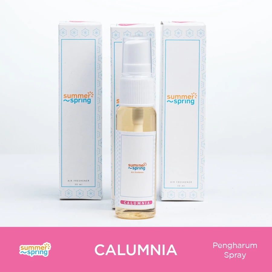 Summerspring Pengharum Spray / Pengharum Mobil/Ruangan/Toilet Spray | Bisa COD | Calumnia