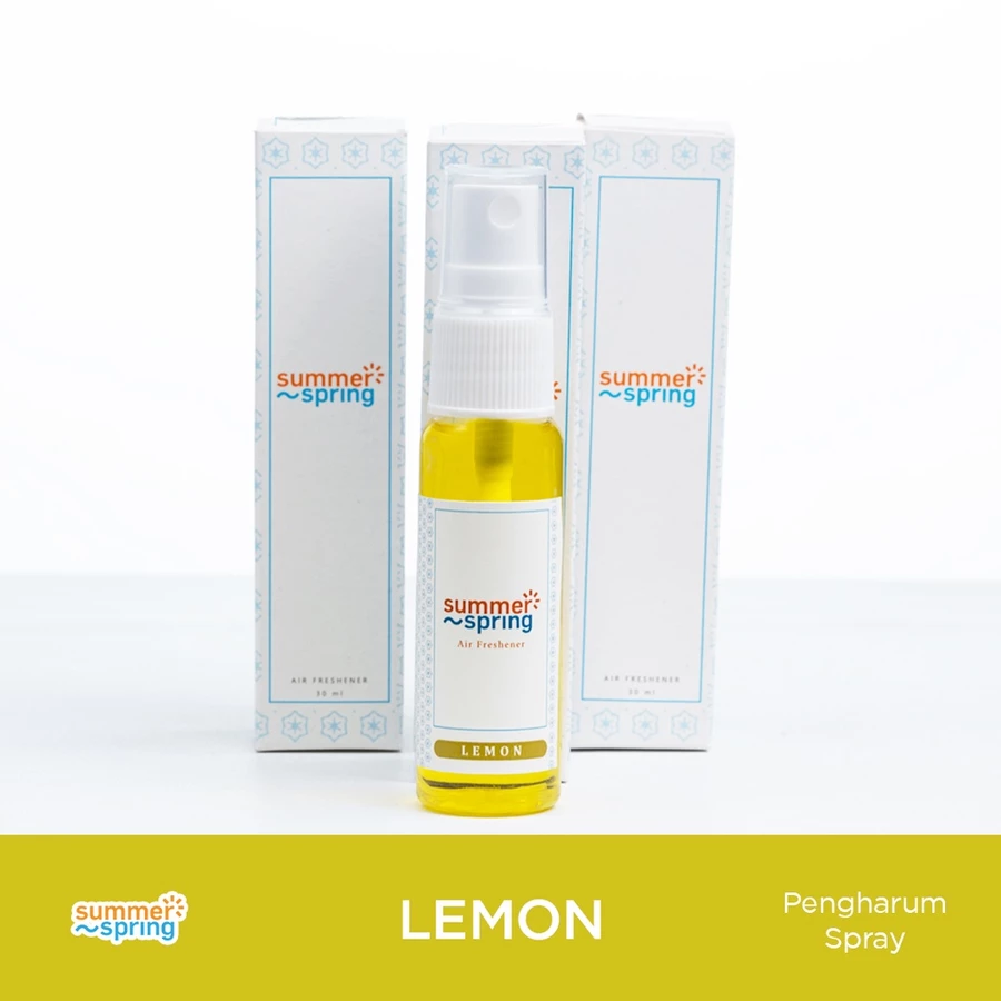 Summerspring Pengharum Spray Pengharum Mobil/Ruangan/Toilet Spray | Lemon