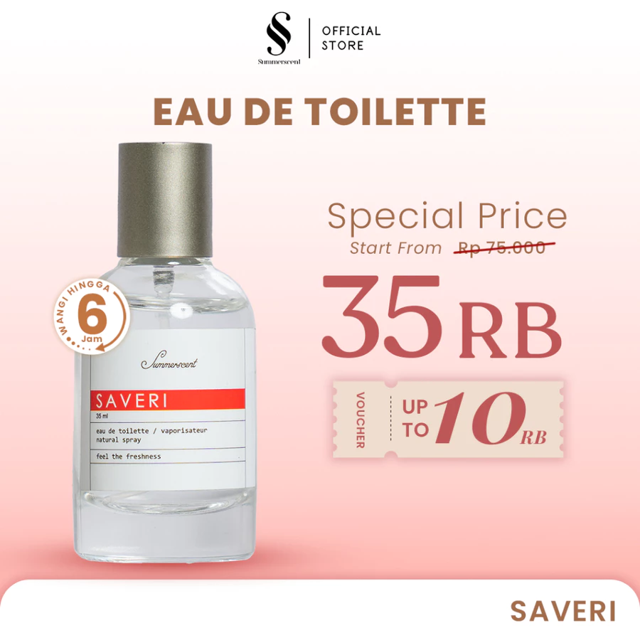 Parfum Saveri - Summerscent Parfum 35 ML - Parfum Original