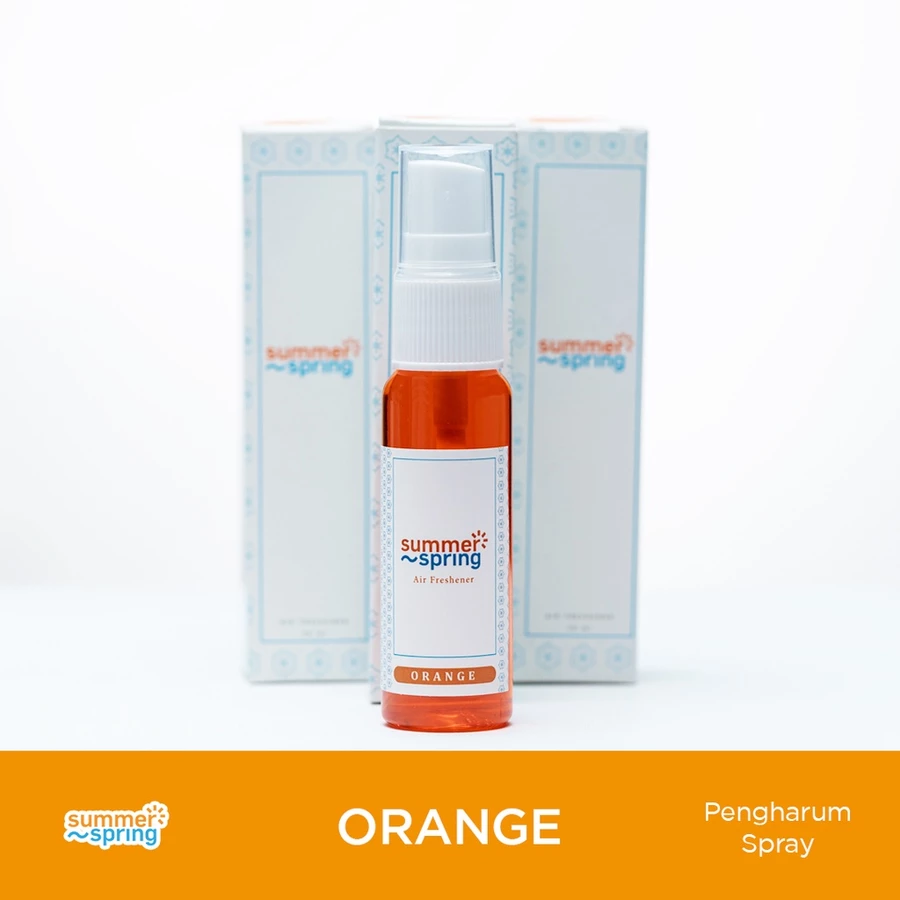 Summerspring Pengharum Spray Pengharum Mobil/Ruangan/Toilet Spray | Orange