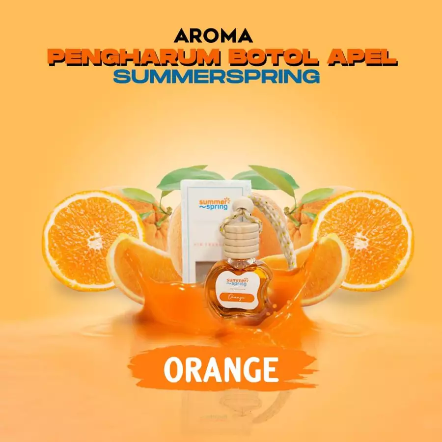 Parfum Mobil Botol Apel | Summerspring Fruit Series - Pengharum mobil & Ruangan Mewah Essential Oil