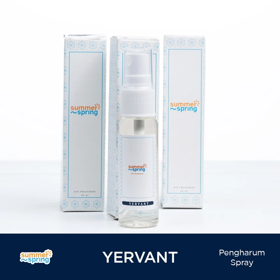 Summerspring Pengharum Spray / Pengharum Mobil/Ruangan/Toilet Spray | Bisa COD | Yervant