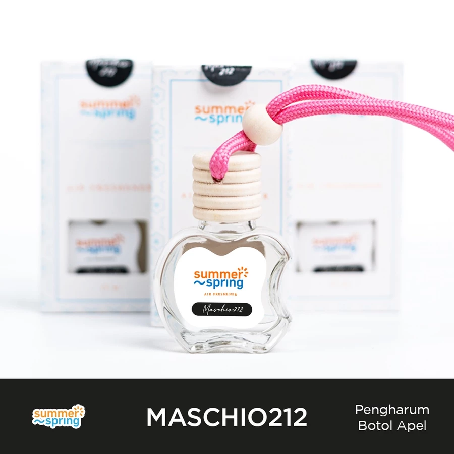 Parfum Mobil Lucu Botol Apel | Summer spring - Pewangi Mobil Tahan Lama Premium Parfum Ruangan