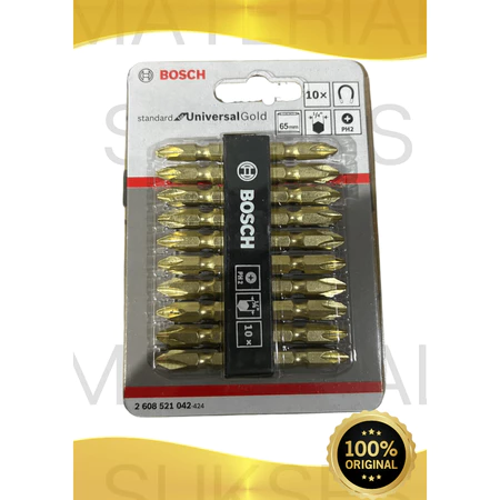 MATA OBENG ANGIN BOSCH PH2 X 65 MM / MATA OBENG ANGIN GYPSUM