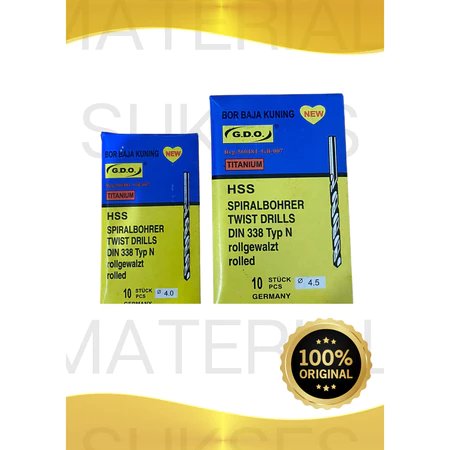 MATA BOR BESI BAJA KUNINGAN GDO TWIST DRILLS