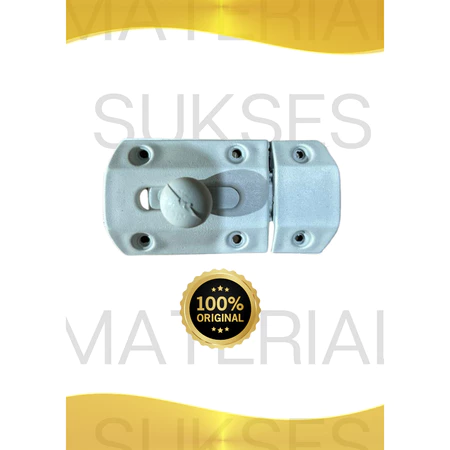 GRENDEL GERENDEL SLOT PINTU PVC PLASTIK KAMAR MANDI WC TOILET 2 INCH