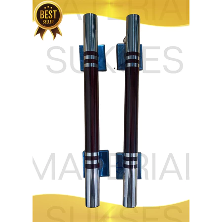 PULL HANDLE GAGANG TARIKAN PINTU RUMAH BULAT SULING MAROON