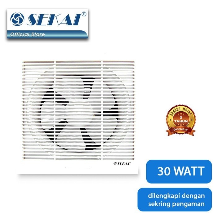 SEKAI - Exhaust Fan Dinding WEF1090/ Kipas Angin Dinding 12inch