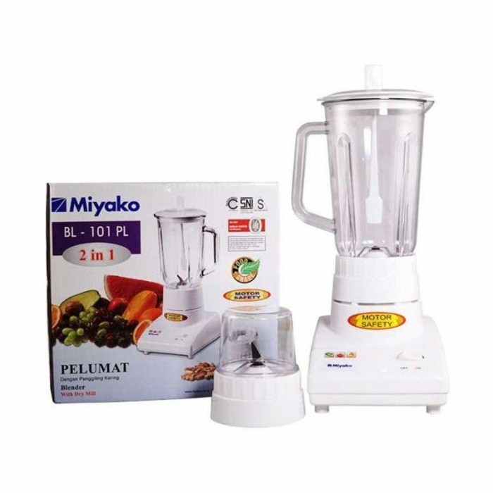 MIYAKO - Blender Plastik Blender Kaca BL101PL / BL101GS / BL102PL / BL