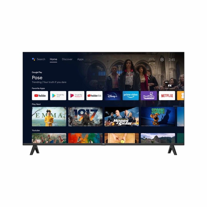 TCL - LED 32inch 32a3 Frameless Full HD HDR TV with Android TV