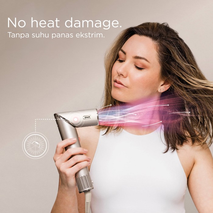 Shark HD436BR FlexStyle - Multi-styling Hair Dryer and Styler Mocha HD
