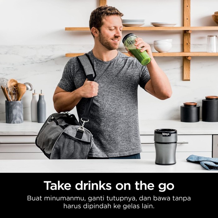 Ninja BN300ID Nutri-Blender Plus Ice-Crushing Personal Blender BN300ID