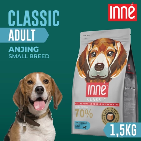 Inne Classic Small Breed Adult Dog Food 1.5 kg (Makanan Anjing)