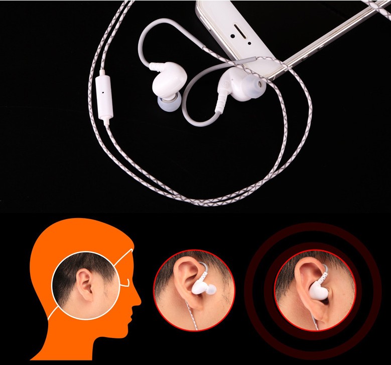 Fonge F1 HiFi Headset Powerful Bass Sport Earphone With Microphone