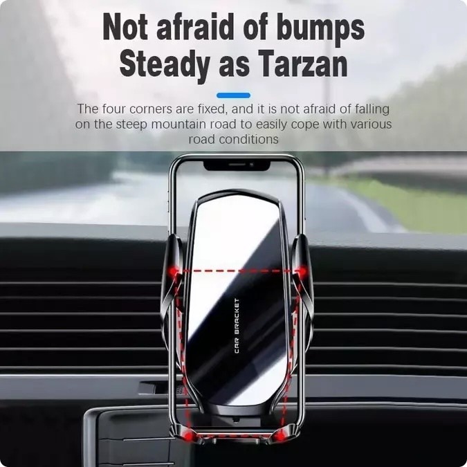 Mirror Panel Gravity Car Phone Holder Mobil AC Air Vent Hp Mount 360° Rotate