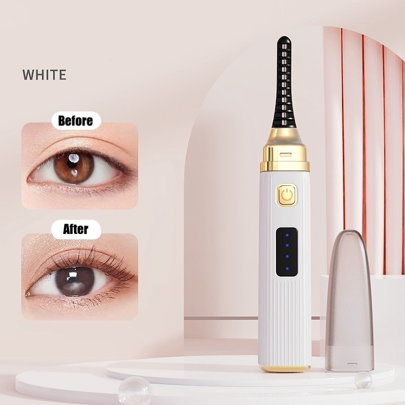 Penjepit Bulu Mata Elektrik Tahan Lama Curl Curling Pen Dry Eye Lash Curler