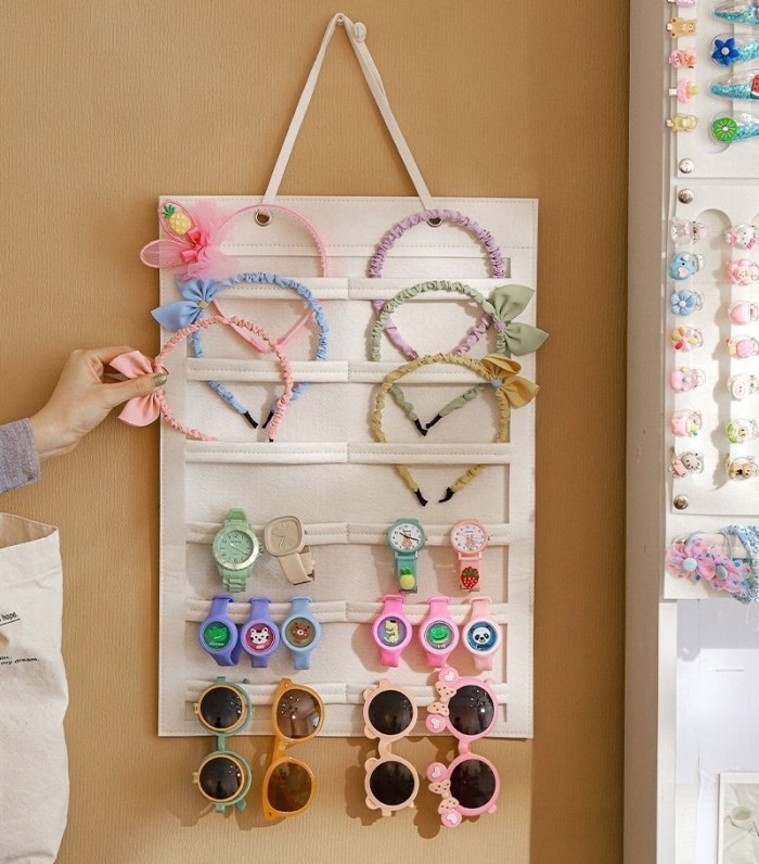 Organizer Jepitan Rambut Anak Aksesoris Rambut Storage Glasses Watch