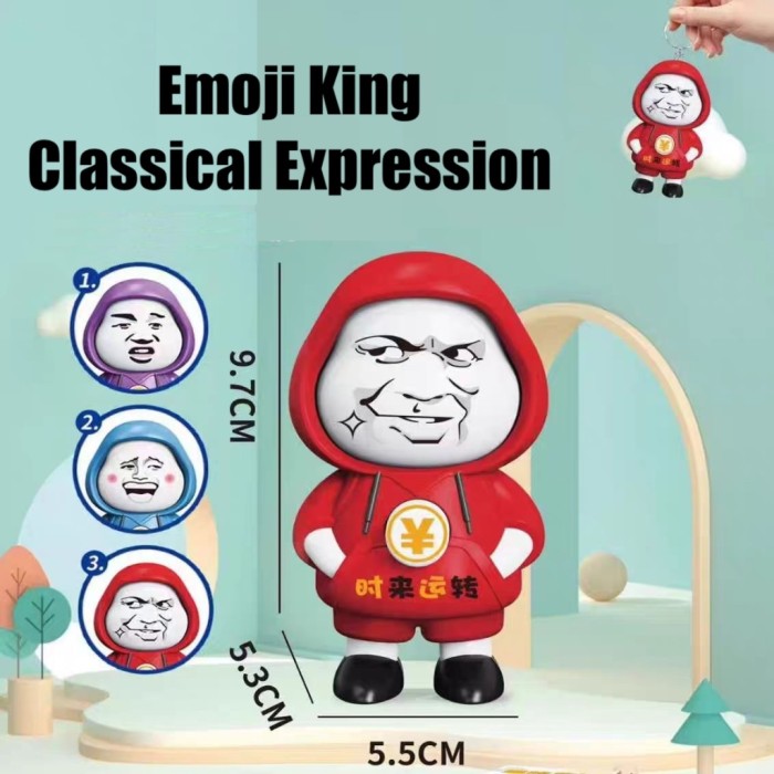 Shinchan Boneka Ekspresi Lucu Mainan Fidget Labubu Berubah Wajah Kuromi Super Fun Capybara Keychain