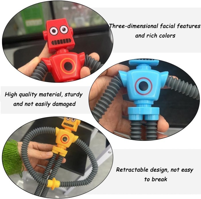 Mainan Edukasi Anak Jerapah Suction Cup Tabung Teleskopik Transformers
