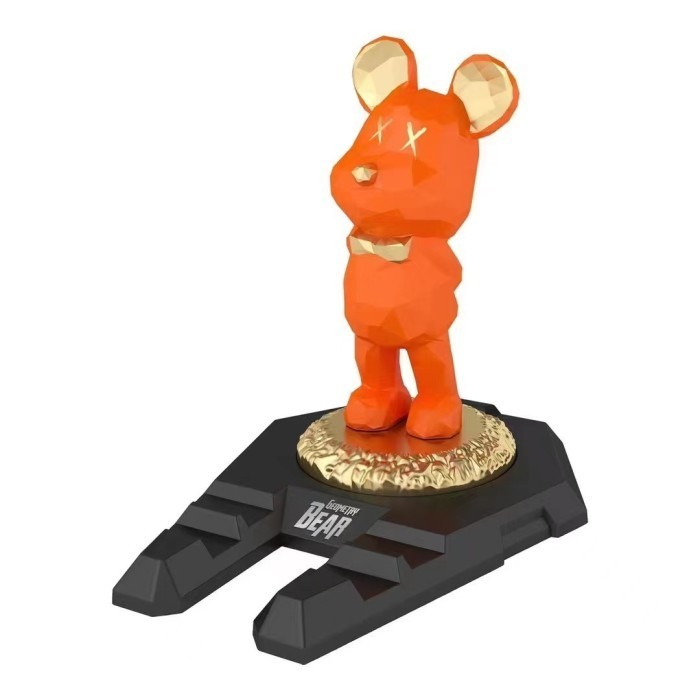 Creative Bearbrick Phone Holder Desk Decor Resin Craft Great Gift iPad Holder