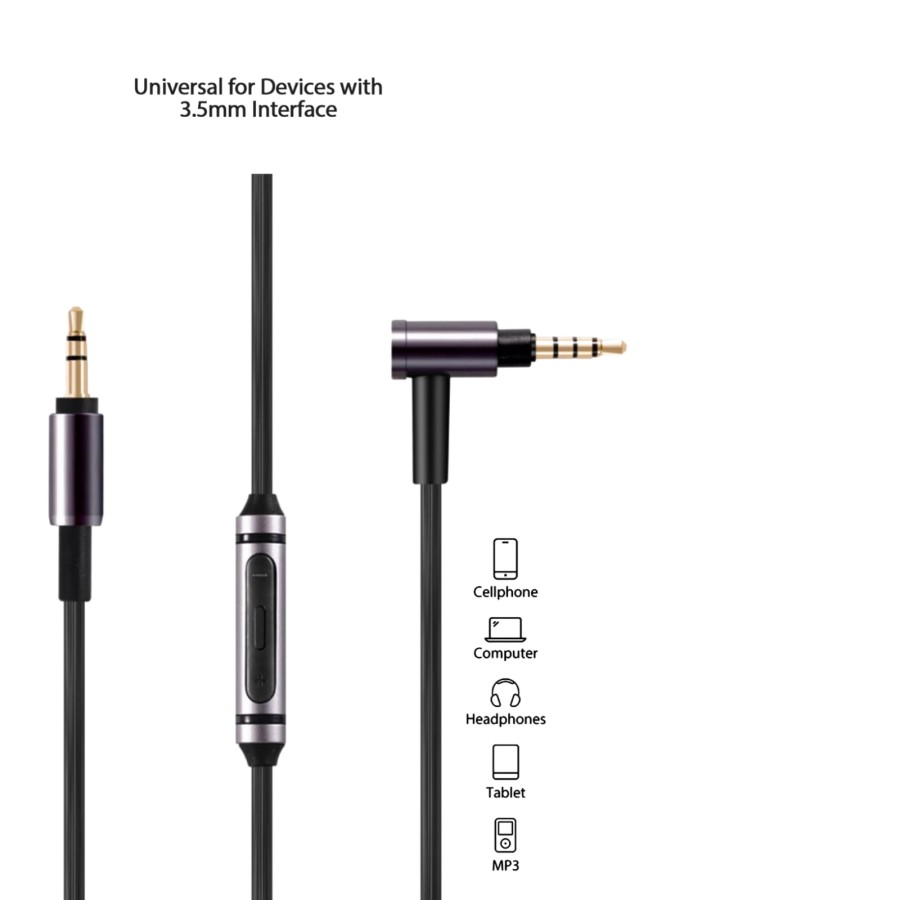Aux Cable 3.5mm For Headphone Sony MDR MSR7 Marshall JBL