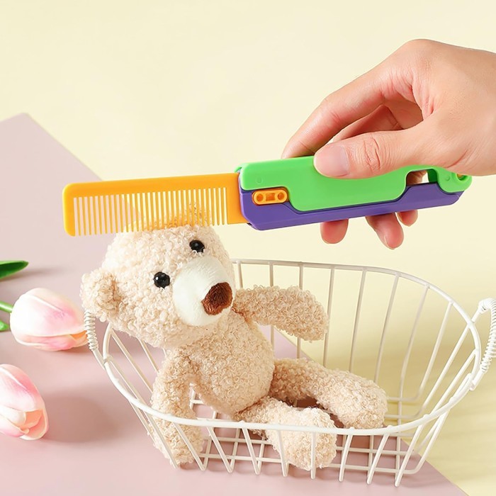 Fidget Toys Dekompresi Sisir Mainan Pisau Gravitasi 3D Semua Umur