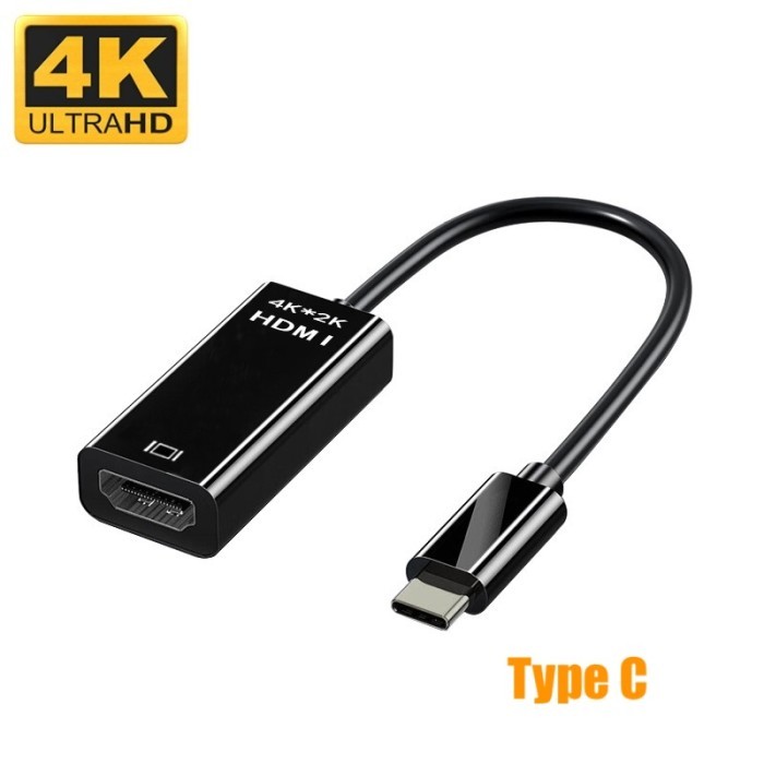 Converter Type C to HDMI Display Adapter Type C To VGA 2K HD1080P