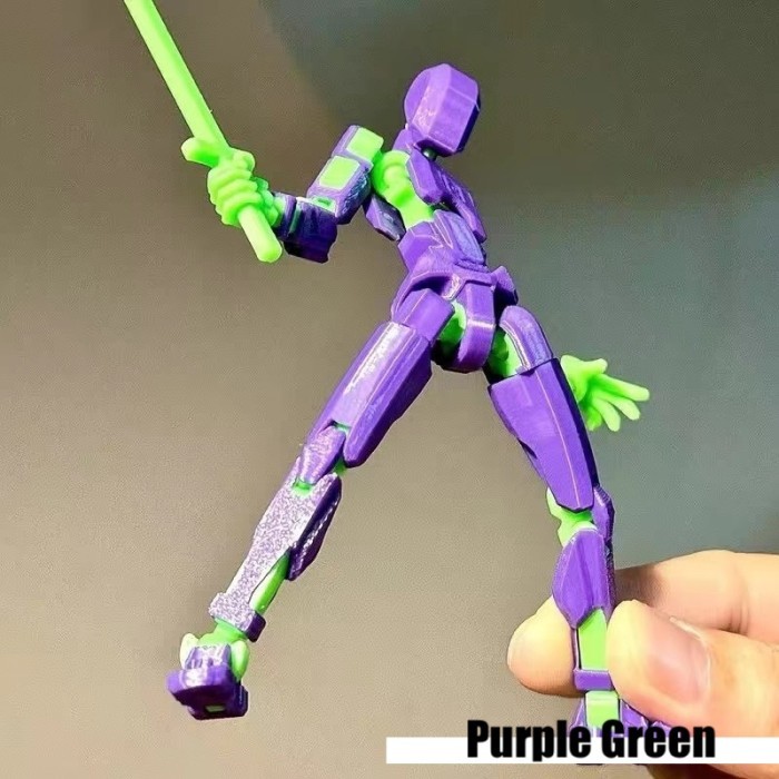 Mainan Dummy 13 Multi-Jointed Movable Shapeshift Robot 3D Printed Fidget Toys Titans 13 