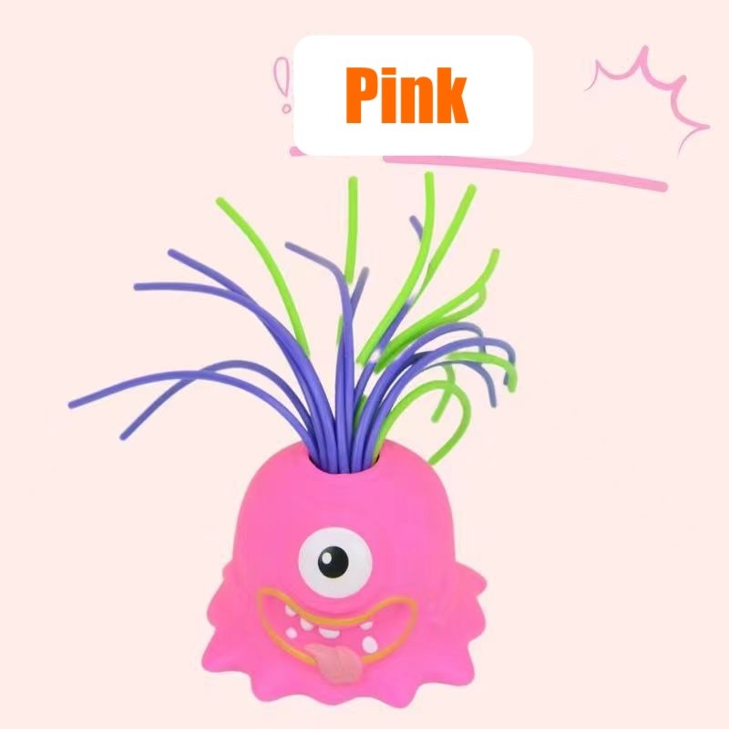 Mainan Creative Fidget Screaming Monster Toys Meregangkan Rambut Banyak Suara yg Beda