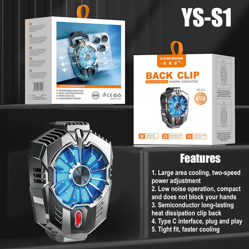 Original Fan Cooler Pendingin HP Gaming Metal Radiator Phone Cooler Magnetic Rapid Chill Ultra Quiet