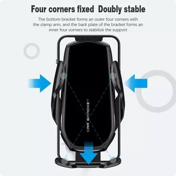 Mirror Panel Gravity Car Phone Holder Mobil AC Air Vent Hp Mount 360° Rotate