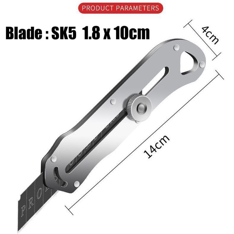 SK5 Metal Pisau Cutter Stainless Steel Anti Karat Praktis MultiPurpose