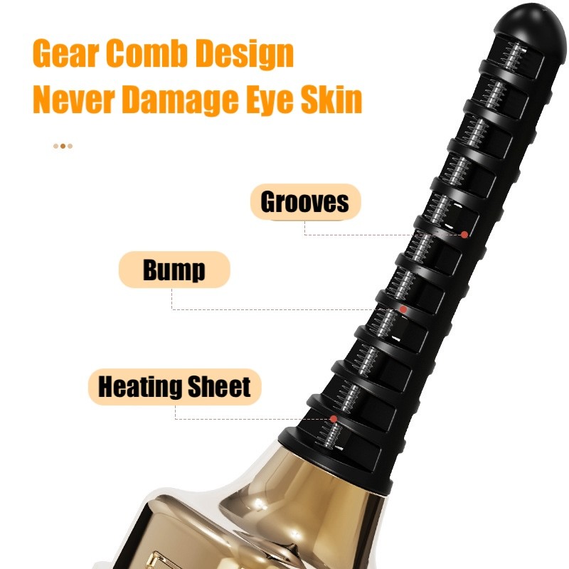 Penjepit Bulu Mata Elektrik Tahan Lama Curl Curling Pen Dry Eye Lash Curler