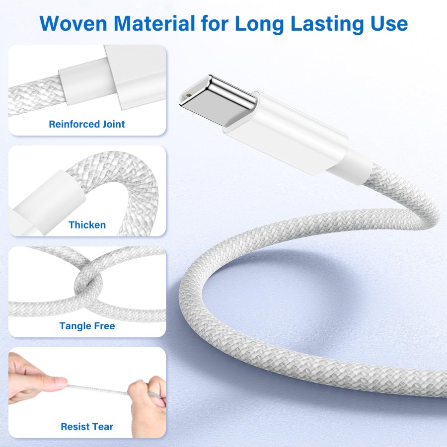 Jual Maxi Type C Kabel Data 60W USB C to C Fast Charging Cable For