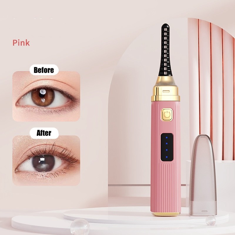 Penjepit Bulu Mata Elektrik Tahan Lama Curl Curling Pen Dry Eye Lash Curler