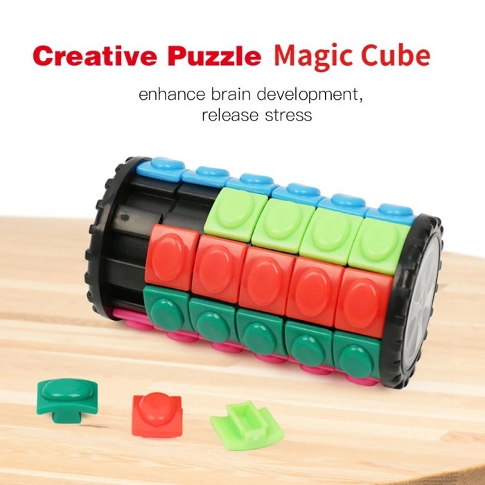Corn Magic Cube Rubik Puzzle Melatih Konsentrasi Hilangkan Stres