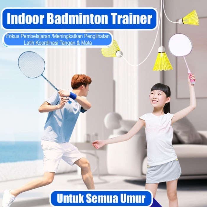 Badminton Trainer Anak Activity Tingkatkan Konsentrasi Improve Vision