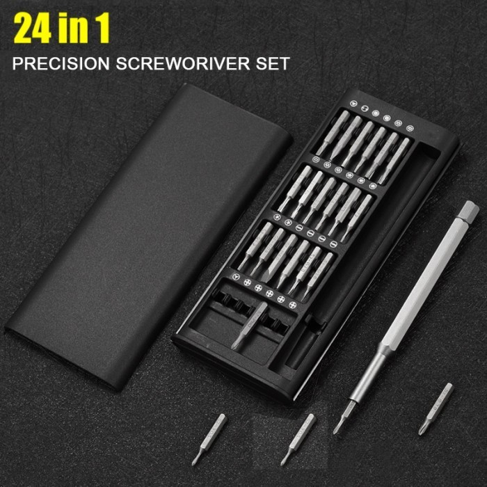 Maxi Magnetic Precision Screwdriver Set 24 in 1 Serba Guna Obeng Set