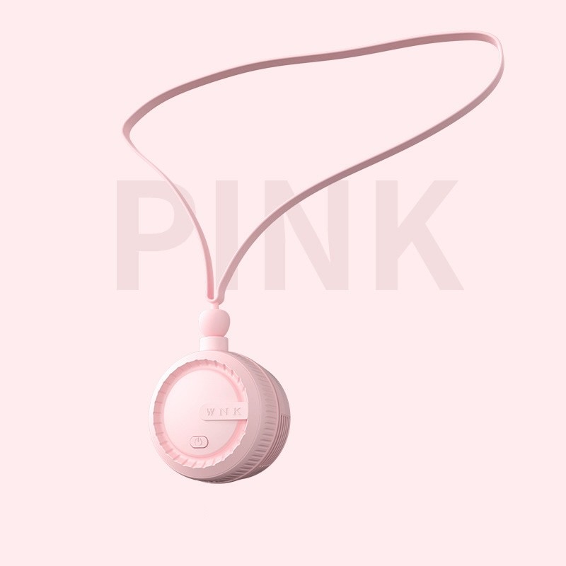Creative Kipas Hanging Neck Fan USB Portable Gantung Leher Light Weight Design Minimalis