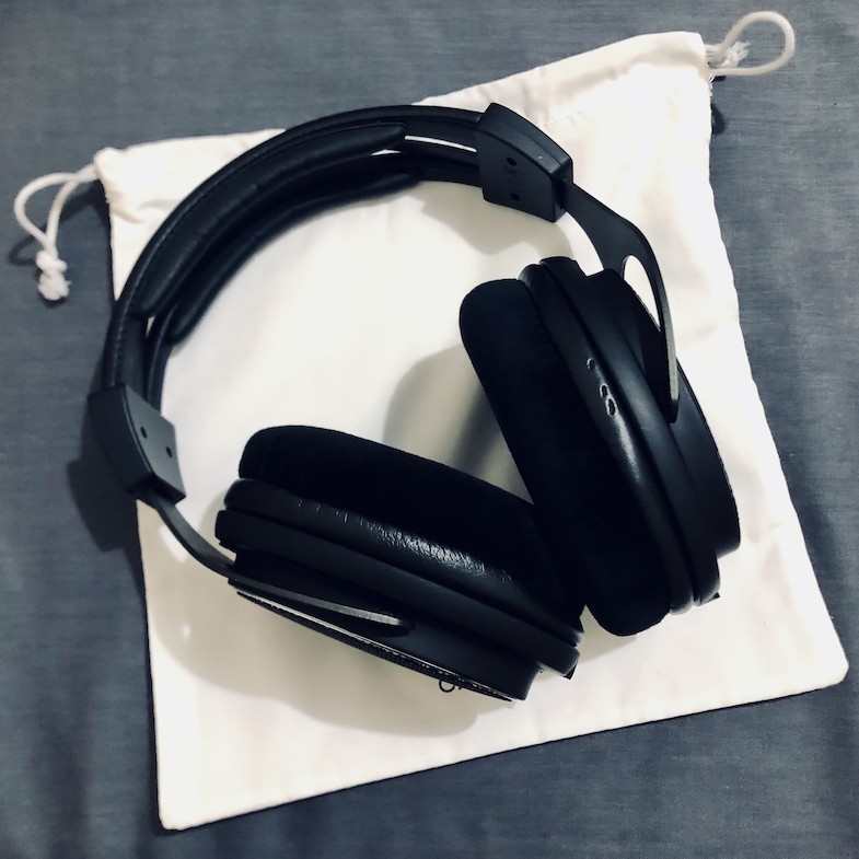 Storage Bag Caeden Headphone Pouch Canvas Tas Bahan Halus Premium