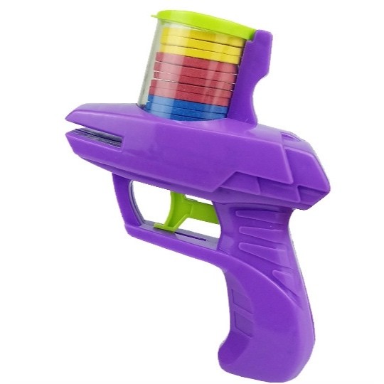 Mainan Anak Soft Foam Disc Pitol Mainan Flying Disk Shooting Game Toys 
