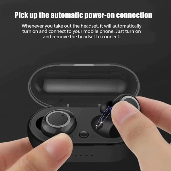 Upgrade TWS Y50 Headset Bluetooth 5.3 Wireless Earphone Bass Earbuds