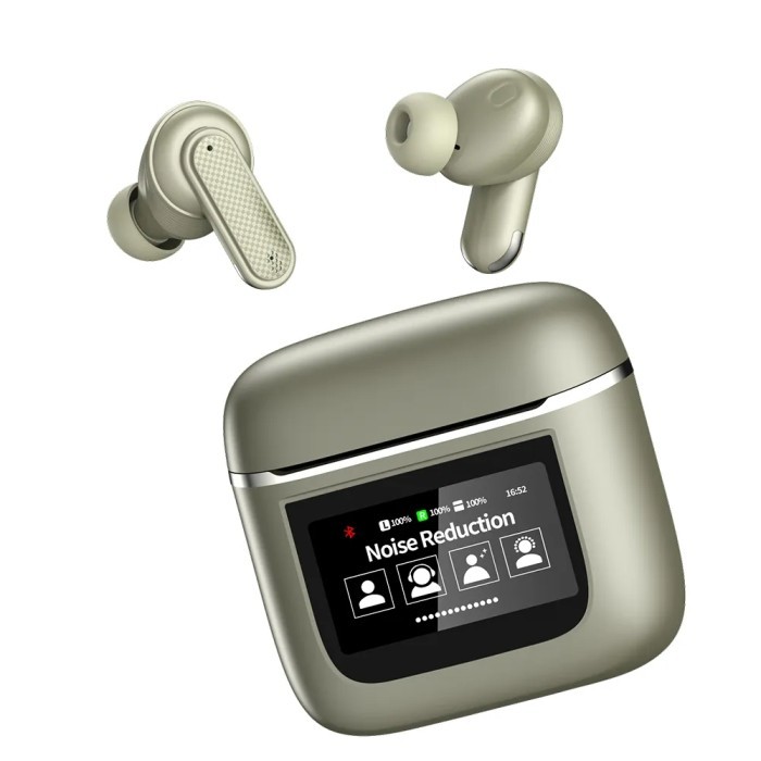 New Genaration TWS Touch Screen TWS YW05 HiFi Headset Bluetooth Wireless Earphone Noise Isolation
