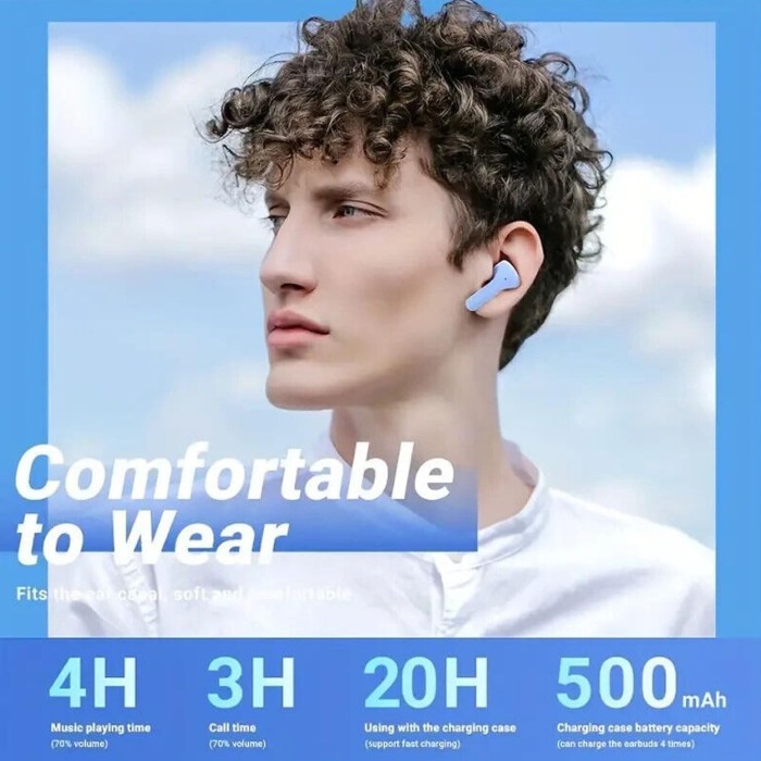 Ultrapods Max TWS Headset Bluetooth 5.3 Wireless Earphone HiFi Sound