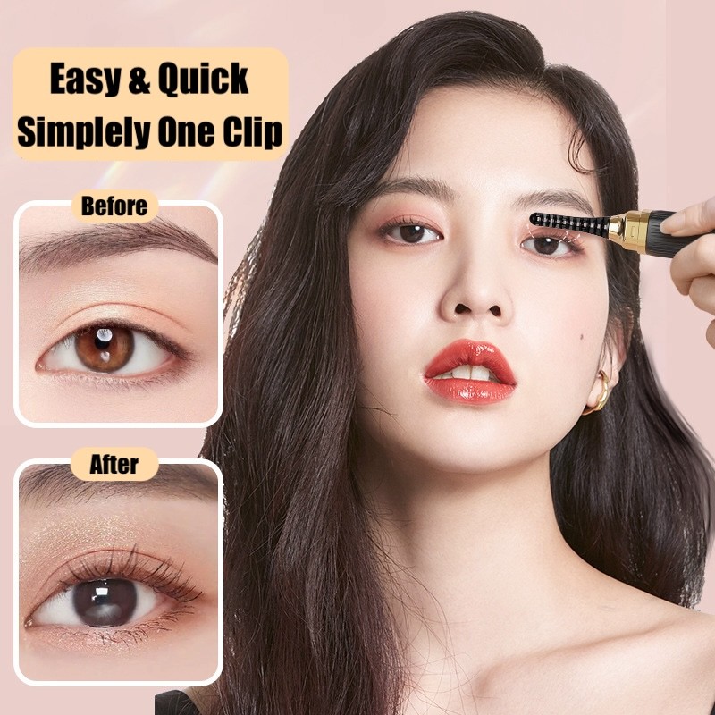 Penjepit Bulu Mata Elektrik Tahan Lama Curl Curling Pen Dry Eye Lash Curler